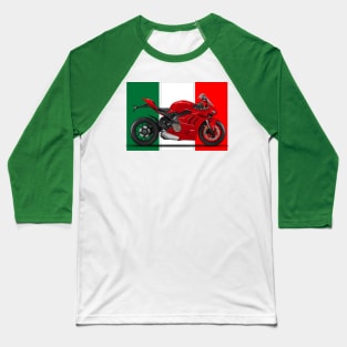 Italian Motorcycle Ducati Panigale V4 Baseball T-Shirt